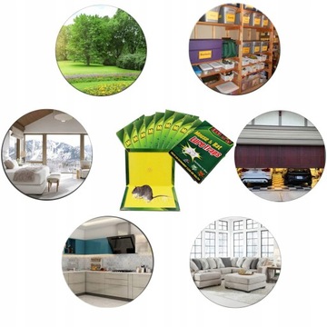 4 шт. прочные липкие мышеловки для домашнего офиса, мышеловка