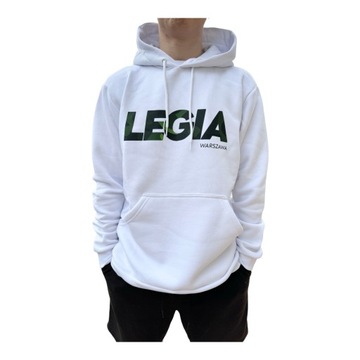 LEGIA Warszawa Bluza męska biała moro roz. L