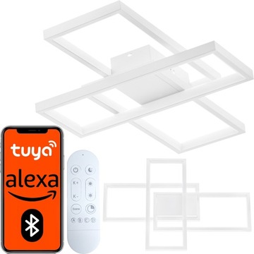 Lampa Sufitowa LED ściemnia APLIKACJA NA TELEFON Tuya SMART BLUETOOTH pilot