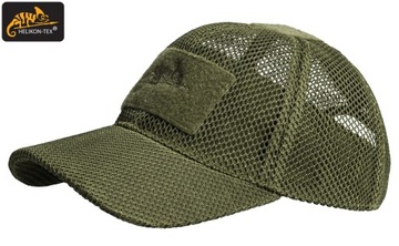 Бейсбольная кепка Helikon Mesh с регулируемой сеткой оливково-зеленого цвета