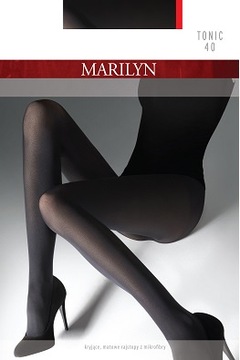 MARILYN RAJSTOPY TONIC 40 - czarny