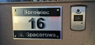 Адресная доска Алюминий 3D 20х30 Street and Place