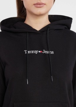 Bluza damska z kapturem Tommy Jeans czarna r. S