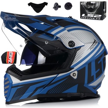 KASK MOTOCYKLOWY LS2 MX436 EVO CROSS QUAD ATV 3XL