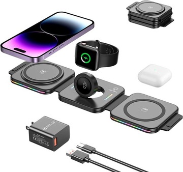 ŁADOWARKA BEZPRZEWODOWA Mag Safe do APPLE 3A 15W