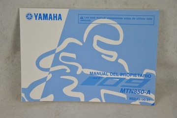 Instrukcja Obsługi Książka Yamaha MT-09 MT 09