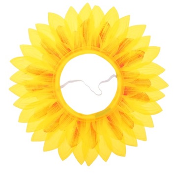 SŁONECZNIK NAGŁOWIE SŁONECZNIK NAKRYCIA GŁOWY REkwizyty PASEK KOSTIUM NAGŁOWISKO