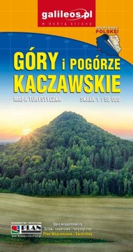 GÓRY I POGÓRZE KACZAWSKIE mapa turystyczna SP 2023