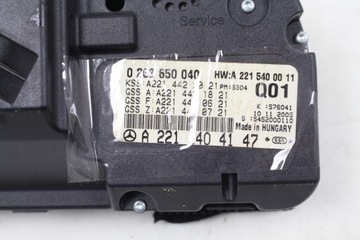 BUDÍK PŘÍSTROJOVÁ DESKA A2215400011 W221 S TŘÍDA 3.5