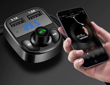 FM-ПЕРЕДАТЧИК BLUETOOTH MP3 ЗАРЯДНОЕ УСТРОЙСТВО SD 2xUSB