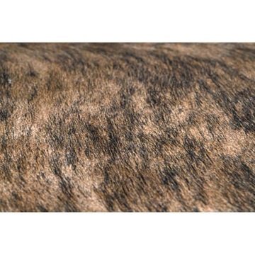 Ковер Искусственная Кожа Коровы черно-коричневый 100х150