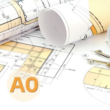 Druk ploterowy, wydruki CAD, kolor - FORMAT A0