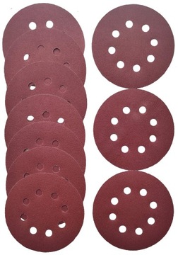 10szt. PAPIER ŚCIERNY NA RZEP KRĄŻKI 180mm P24