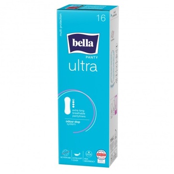 WKŁADKI BELLA PANTY ULTRA Extra Long 16 szt.