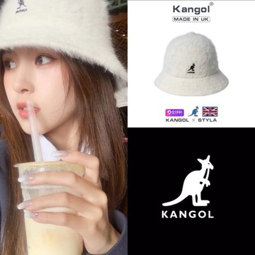 KANGOL Kangur Włosy Królika Kapelusz Rybaka