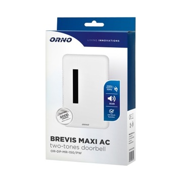 BREVIS MAXI Электромеханический двухтональный звонок.