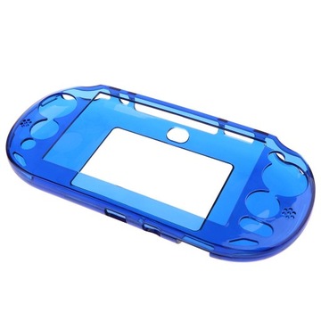 Kryształowa obudowa z twardej skóry do Sony PSV2000 Blue