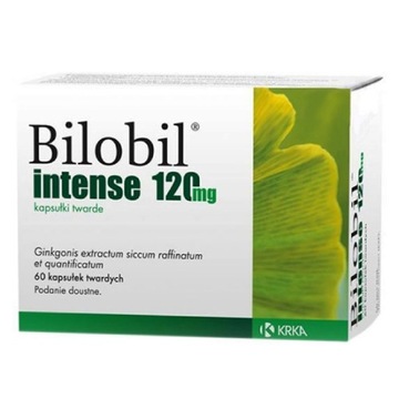BILOBIL INTENSE 120 mg - Lek pamięć - 60 kapsułek