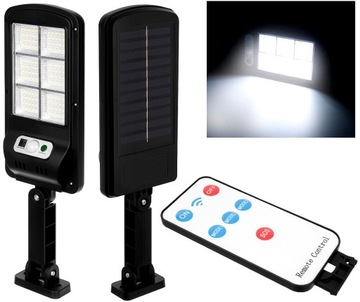 LAMPA SOLARNA ULICZNA Z CZUJNIKIEM ZMIERZCHU RUCHU