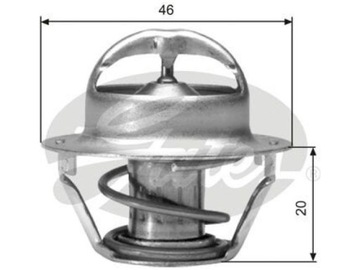 TERMOSTAT CITROEN C25 2.5 PEUGEOT J5 CHEVROLET ALERO 2.4