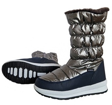 Buty śniegowce damskie Holse WMN Snow CMP 39Q4996 U303 srebrne - 37