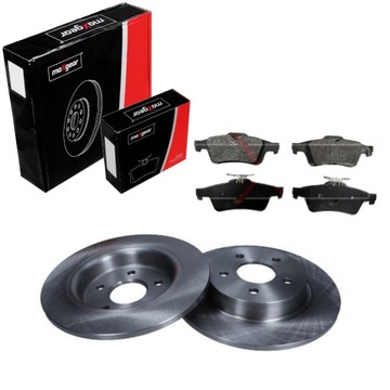 TARCZE+KLOCKI TYŁ VOLVO S40 II V50 2.0 2003-06