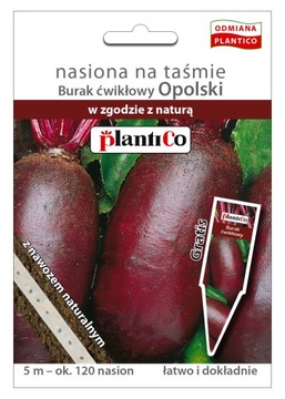 Nasiona na taśmie Burak ćwikłowy 5m+nawóz natural
