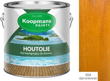 KOOPMANS HOUTOLIE OLEJ TARASOWY 5 l DĄB KRÓL 104