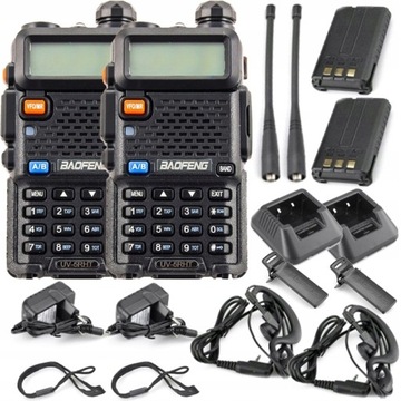 BAOFENG UV-5R 5W PMR РАЦИЯ РАДИОТЕЛЕФОН БОЛЬШОЙ ДИАПАЗОН