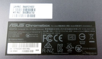 ASUS Chromebox 3 i7 8-го поколения 16/64 ГБ Win11Pro