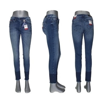 Damskie jeansy Tommy Jeans Sophie DW0DW03596 rurki niski stan oryg. W32/L30