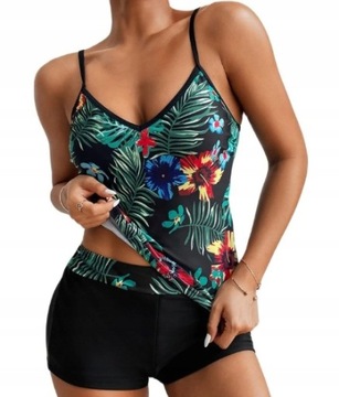 STRÓJ KĄPIELOWY BIKINI TANKINI KOSZULKA SPODENKI