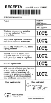 Забавный подарок женщине на 40-летие! Кружка, Рецептурный лист