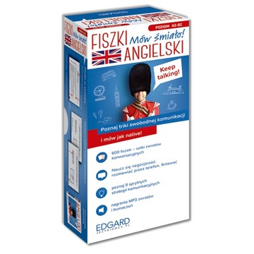 FISZKI ANGIELSKI. MÓW ŚMIAŁO! POZIOM A2-B2 + NAGRANIA MP3. EDGARD