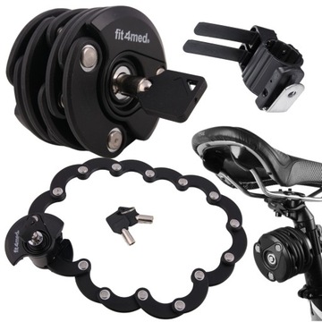 ZABEZPIECZENIE ROWER ROWERU ZAMEK SKŁADANE U-LOCK