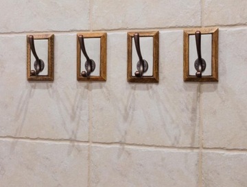 МЕБЕЛЬНАЯ ВЕШАЛКА WR45-L31 РЕТРО-КРЮЧОК, МАТОВЫЙ ЧЕРНЫЙ