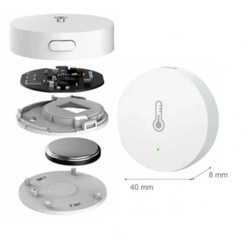 Мини беспроводной умный датчик температуры и влажности ZIGBEE TUYA
