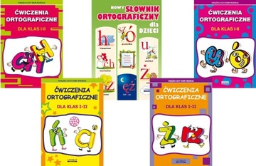 Ćwiczenia ortograficzne dla klas I II + SŁOWNIK
