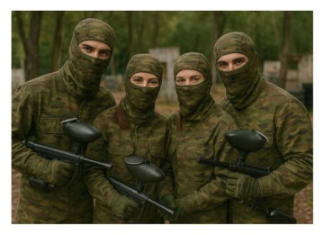 Балаклава Зимняя термоактивная военная лыжная балаклава с камуфляжной кепкой