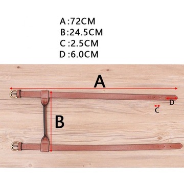 Pasek do noszenia PU Skóra Blacket Matowy pasek z wysokiej jakości L 72x24,5cm