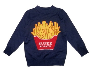 SWETER DZIECIĘCY Z MOTYWEM r. 104