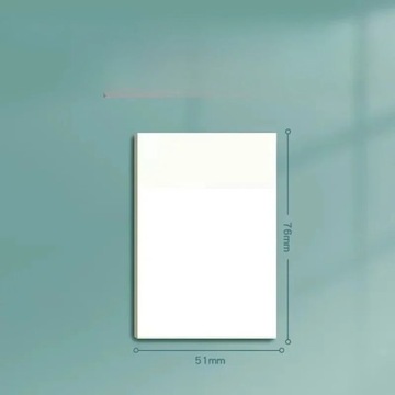 High Quality 50 Sheets Transparent Sticky Notes Memo Pad Bookmark Marker Me