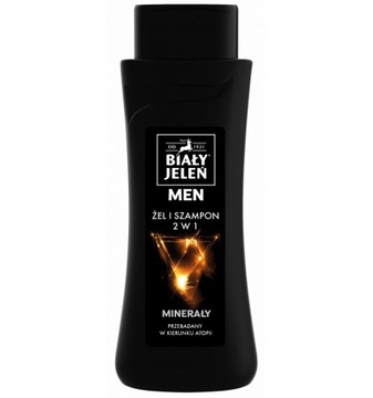 Biały Jeleń żel & szampon 2w1 z minerałami MEN 300ml kompleks minerałów
