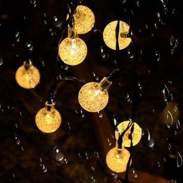 ГИРЛАНДЫ СОЛНЕЧНЫЕ САДОВЫЕ ФОНАРИ LED ШАРЫ 5М