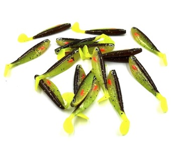 BERKLEY SICK FLANKER 6CM BROWN CHARTREUSE