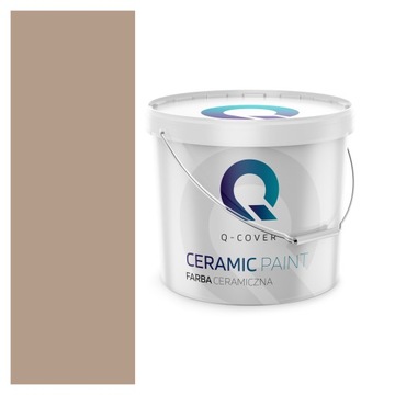 FARBA CERAMICZNA ORZECHOWA KOLOR ORZECHOWY ORZECH GŁĘBOKI MAT 5L