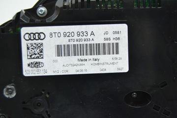 AUDI A5 8T TDI FACELIFT PŘÍSTROJOVÁ DESKA BUDÍKY NOVÝ