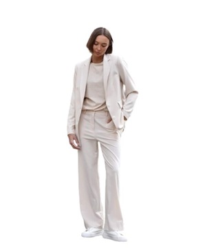 Пиджак лимонадно-бежевый M