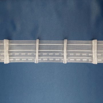 Лента-струна для штор и портьер шириной 7,5 см, 1:1,5.