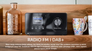 ИНТЕРНЕТ-РАДИО FM DAB+ BT СТЕРЕО KRUGER MATZ